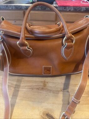 Dooney & Bourke Brown Large Leather Florentine NWT